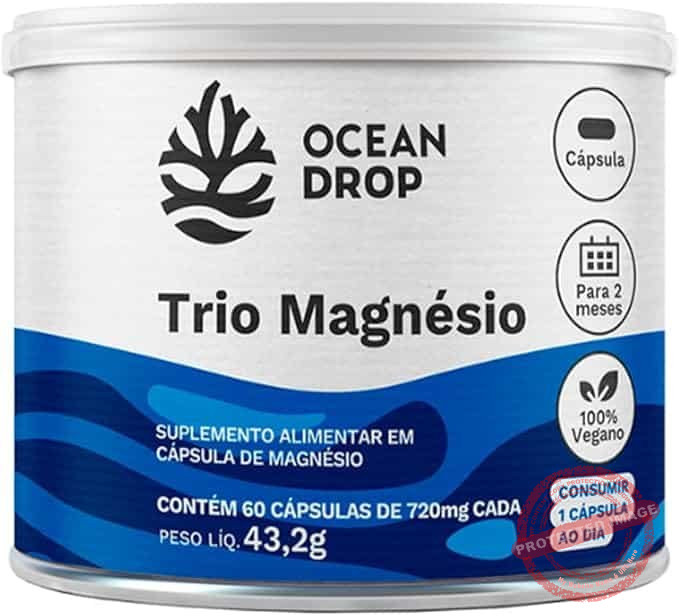 Trio-Magnesio-60-capsulas-720-mg-Ocean-Drop.jpg Trio Magnésio 60 cápsulas 720 mg Ocean Drop - Imagem 1