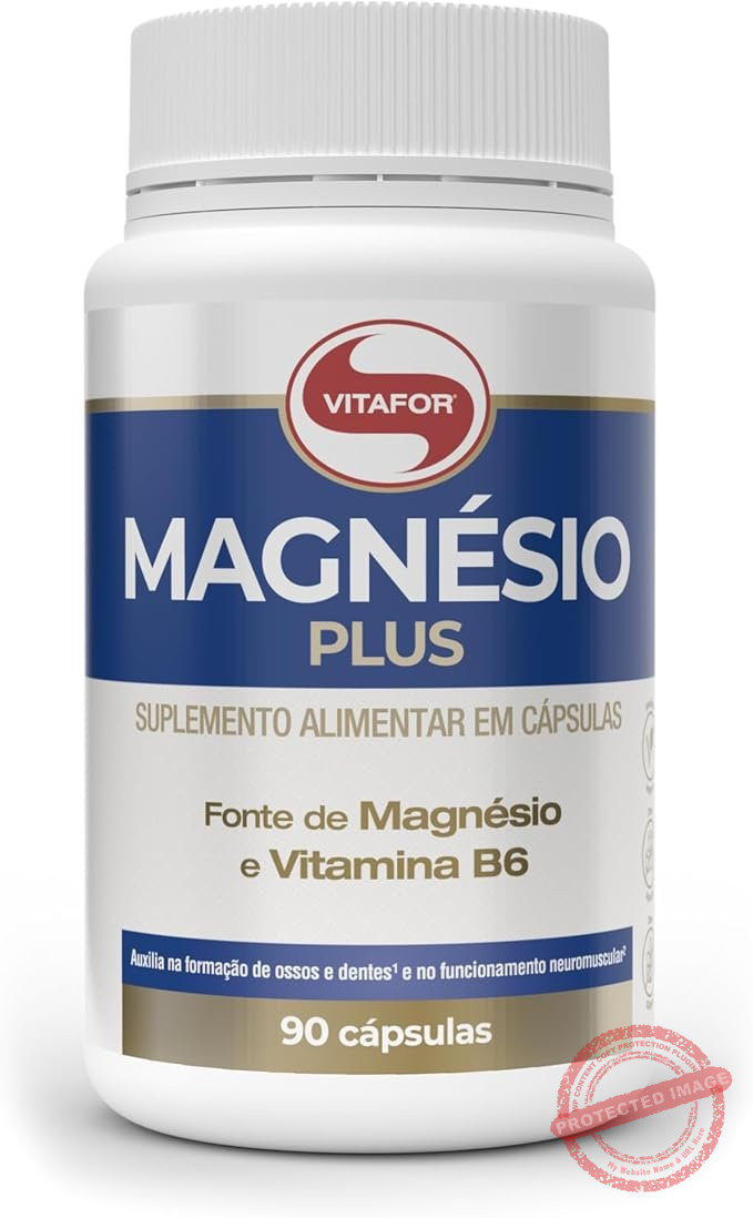 Vitafor-Magnesio-Plus-90-Capsulas.jpg Vitafor - Magnésio Plus - 90 Cápsulas - Imagem 1